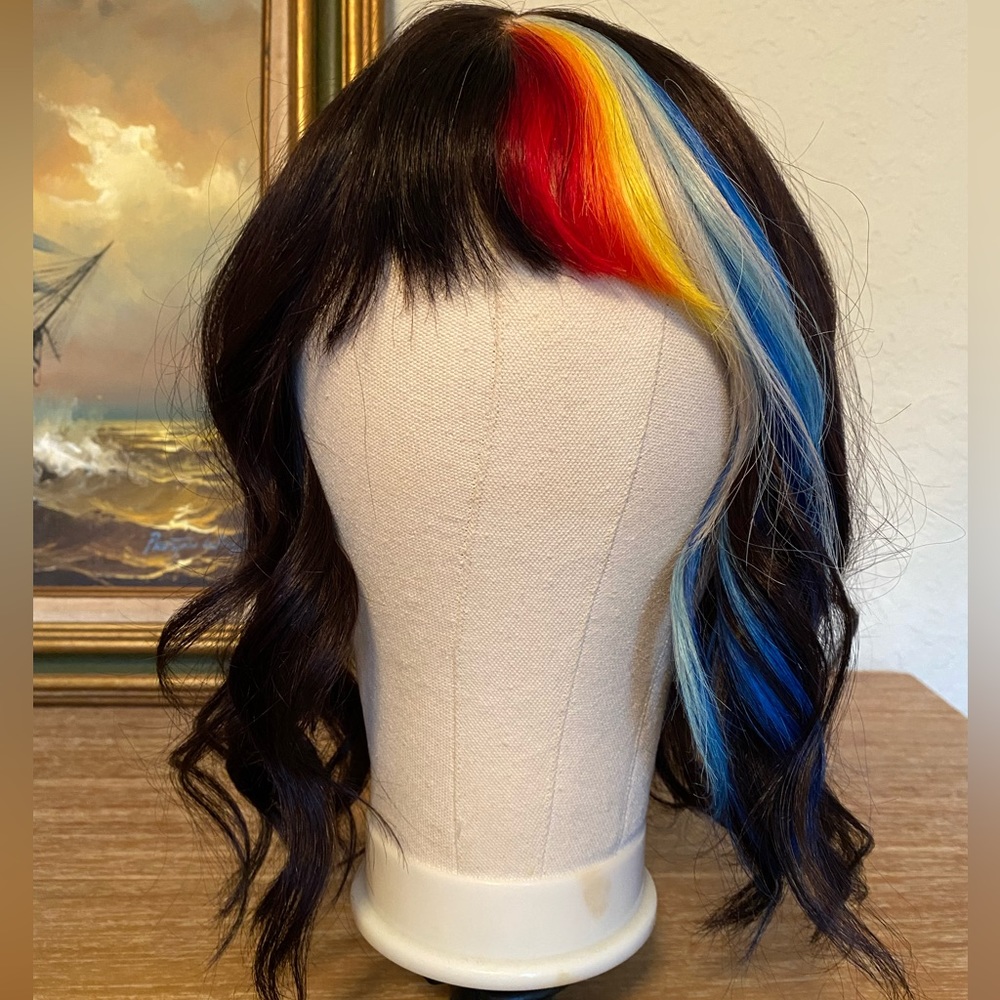 Rainbow Hair Topper